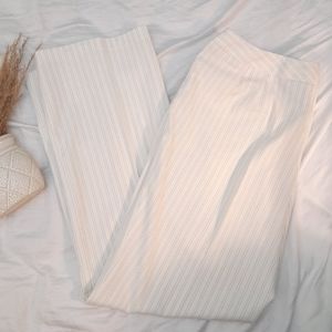 White stripe trousers